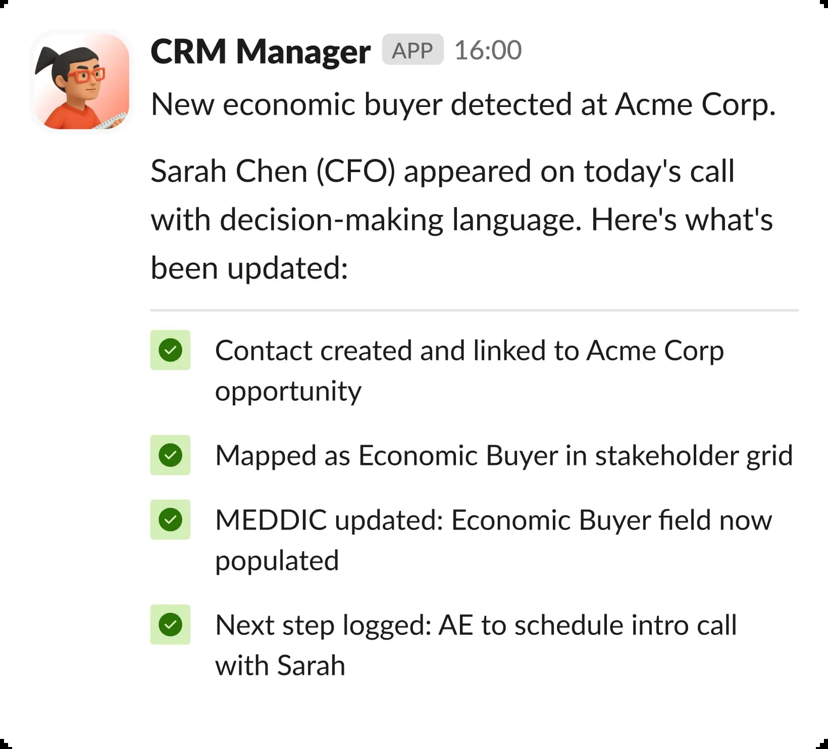 A deal shifts, you hear about it before anyone reports it.