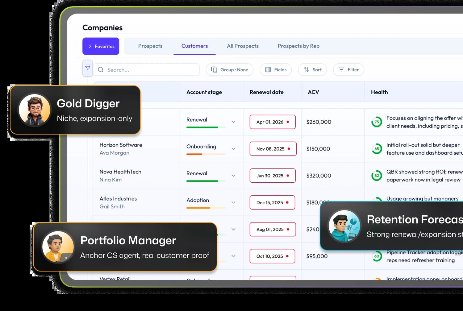 Customer Success workspace preview